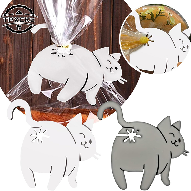 Kitchen Gadgets To 3D Print - Funny Cat Butt Bread Clip 3D
