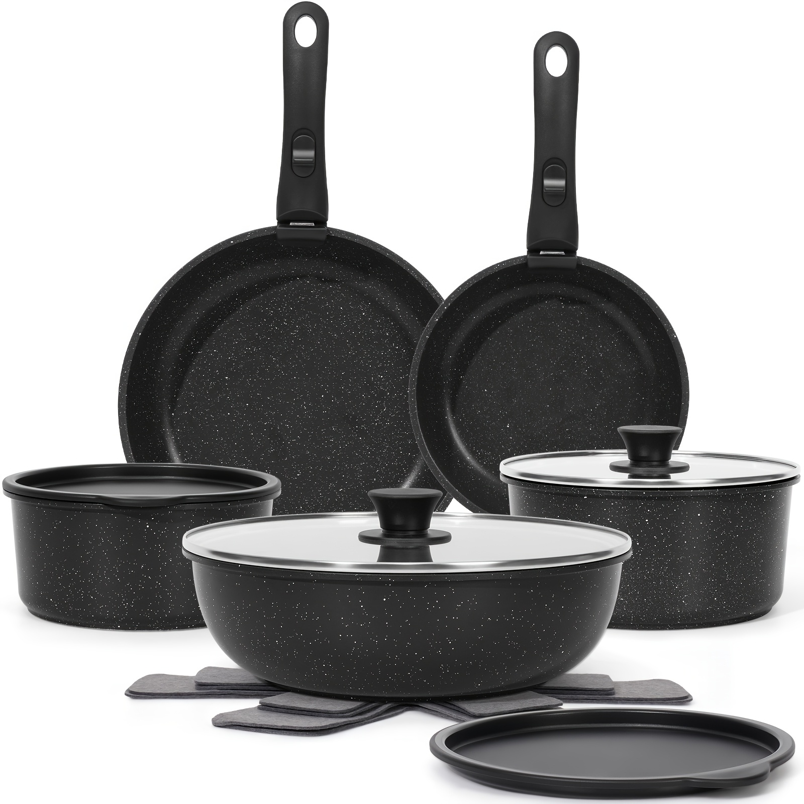 Kitchen Gadgets Home Party - 15 Pots And Pans Set Set,
