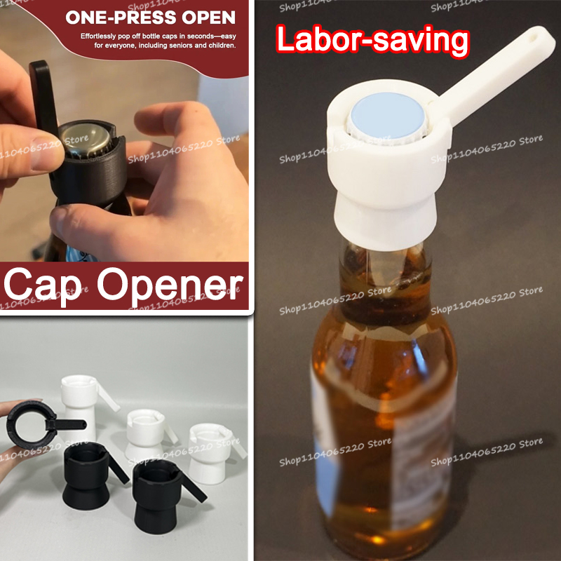 Funny Kitchen Gadgets Gifts - Cool Black White Pop-up Beer Bottle