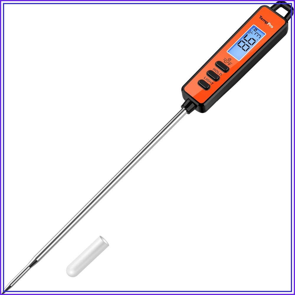 Instant Read Thermometer - Digital Meat Thermometer for Cooking, Deep