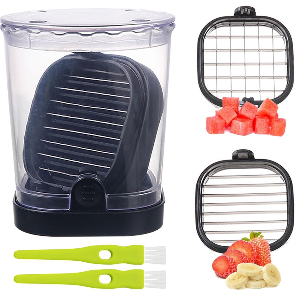 Kitchen Gadgets To Have - 2-in-1 Detachable Fruit Slicer & Dicer,