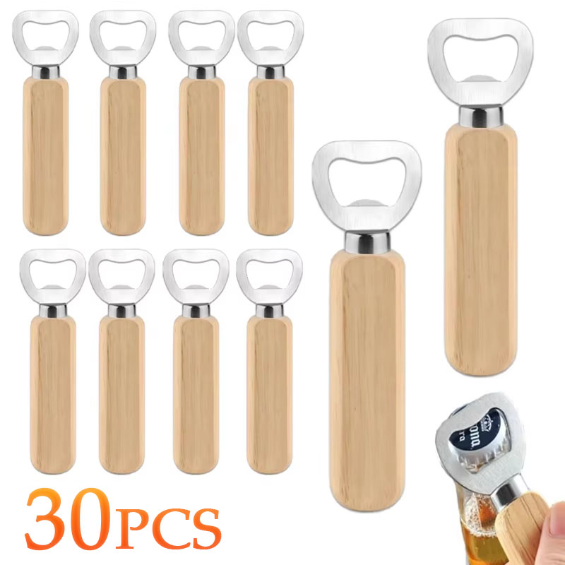 1-30PCS Stainless Steel Wooden - Kitchen Gadgets Home Party บทวิจารณ์และราคา
