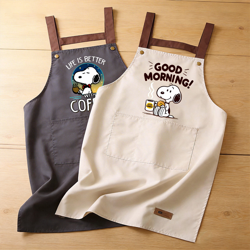 Snoopys Cooking Apron Men Wome - Kitchen Handy Gadgets บทวิจารณ์และราคา