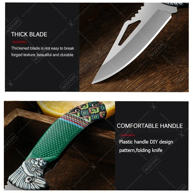WXCOO Folding Knife Stainless  - Kitchen Handy Gadgets บทวิจารณ์และราคา
