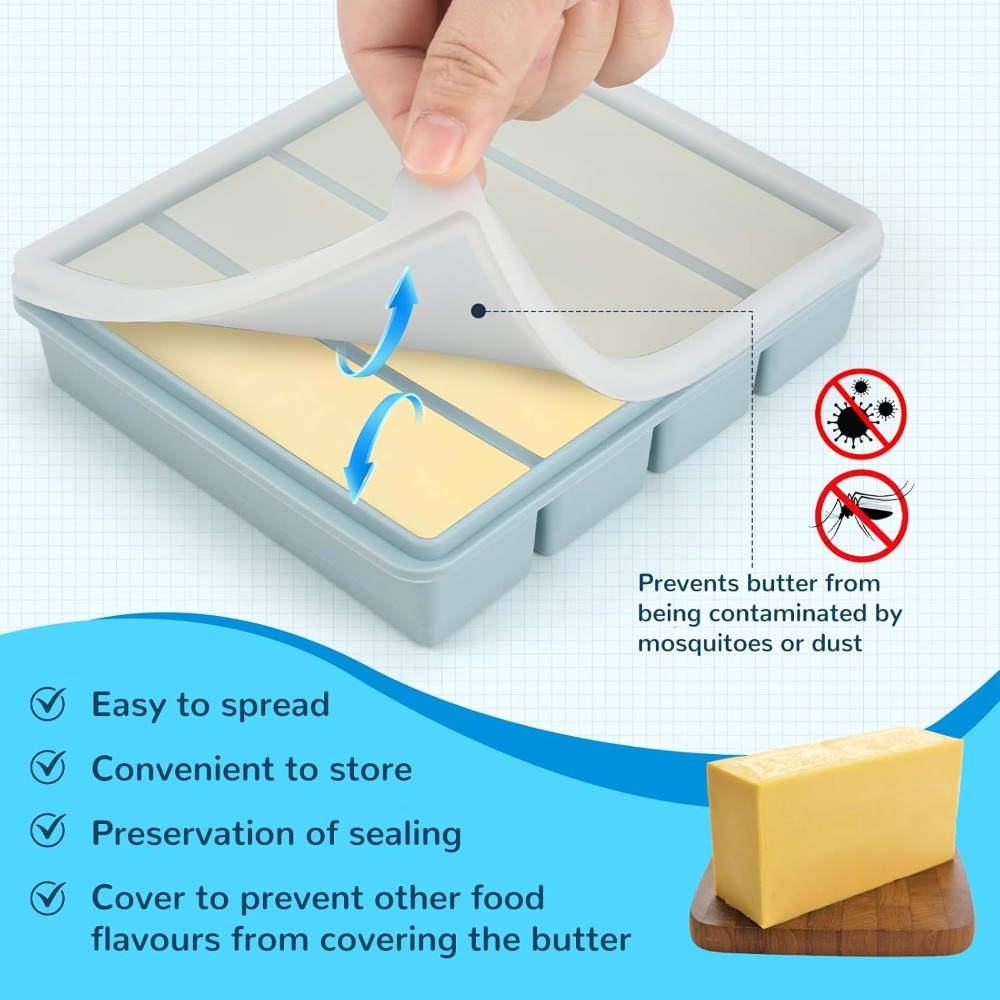 Silicone Freezer Trays with Li - Kitchen Gadgets Store บทวิจารณ์และราคา