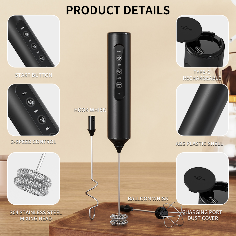 3 in 1 Electric Handheld Milk  - Kitchen Handy Gadgets บทวิจารณ์และราคา