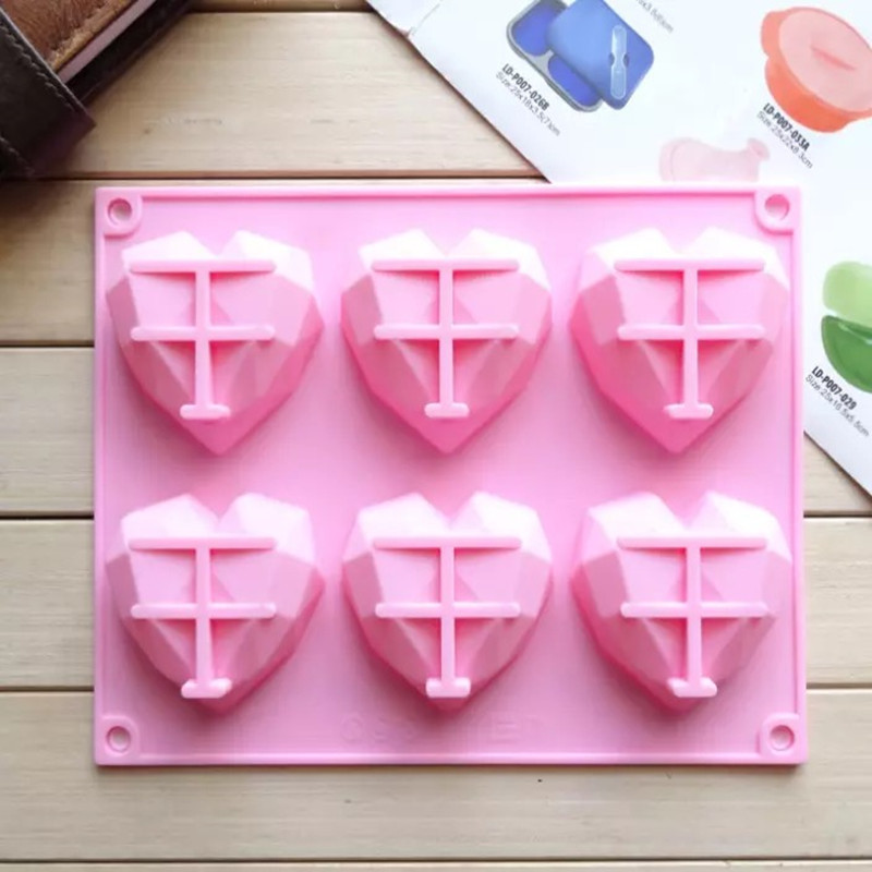 3D 6 Cavity Diamond Love Silic - Kitchen Gadgets Oxo บทวิจารณ์และราคา