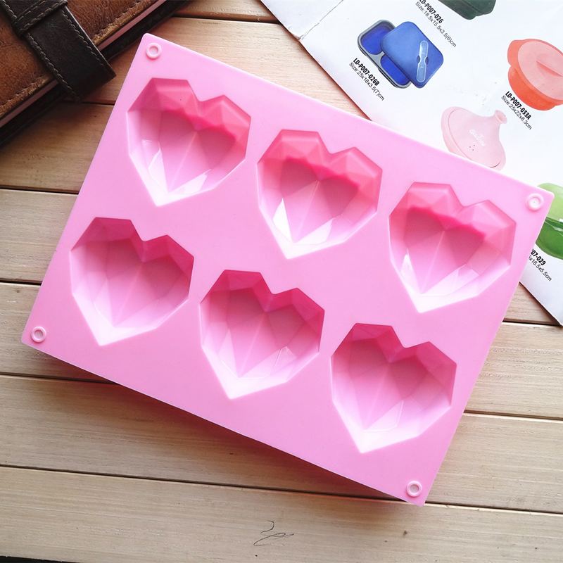 3D 6 Cavity Diamond Love Silic - Kitchen Gadgets Oxo บทวิจารณ์และราคา