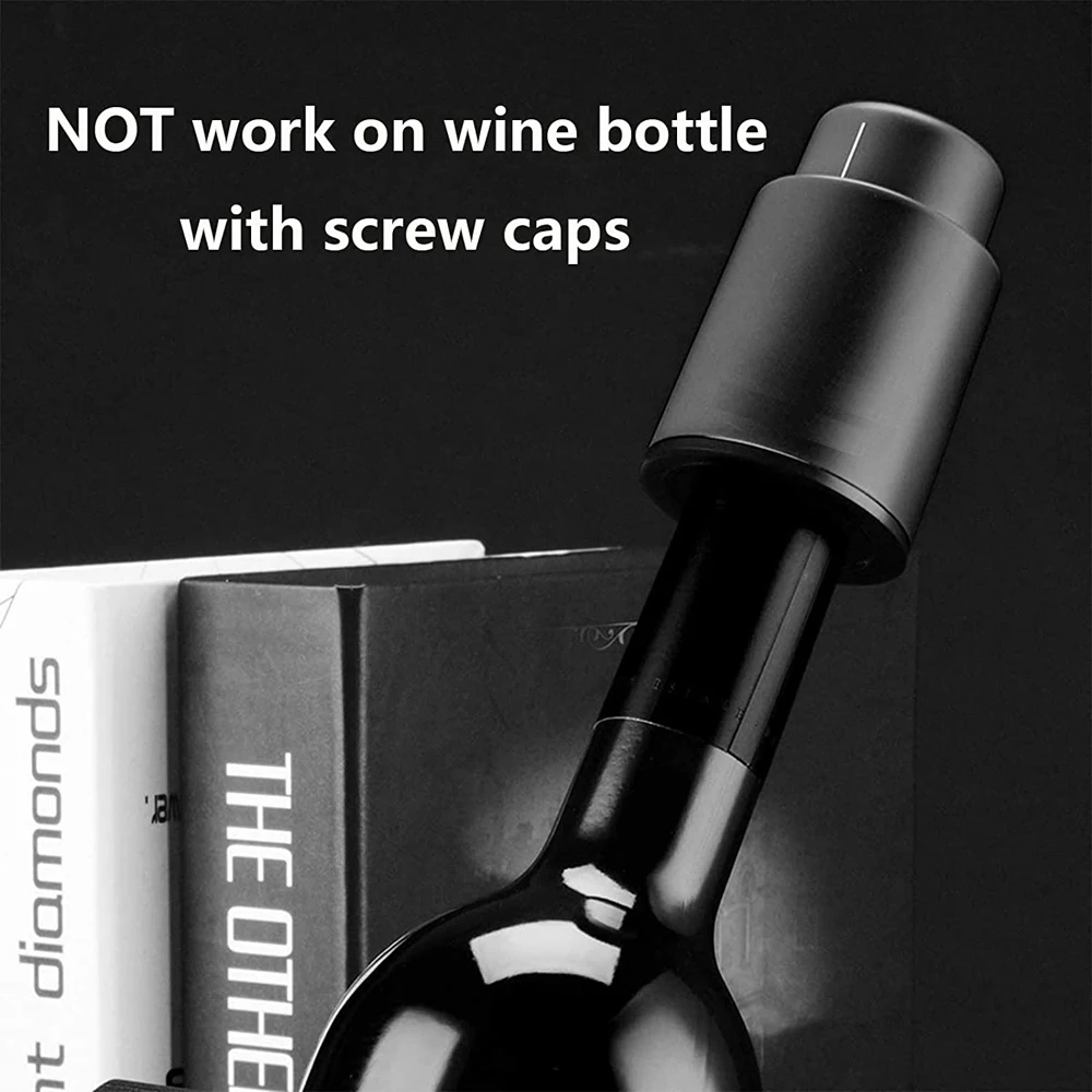 Vacuum Push Style Wine Bottle  - Kitchen Gadgets Home Party บทวิจารณ์และราคา