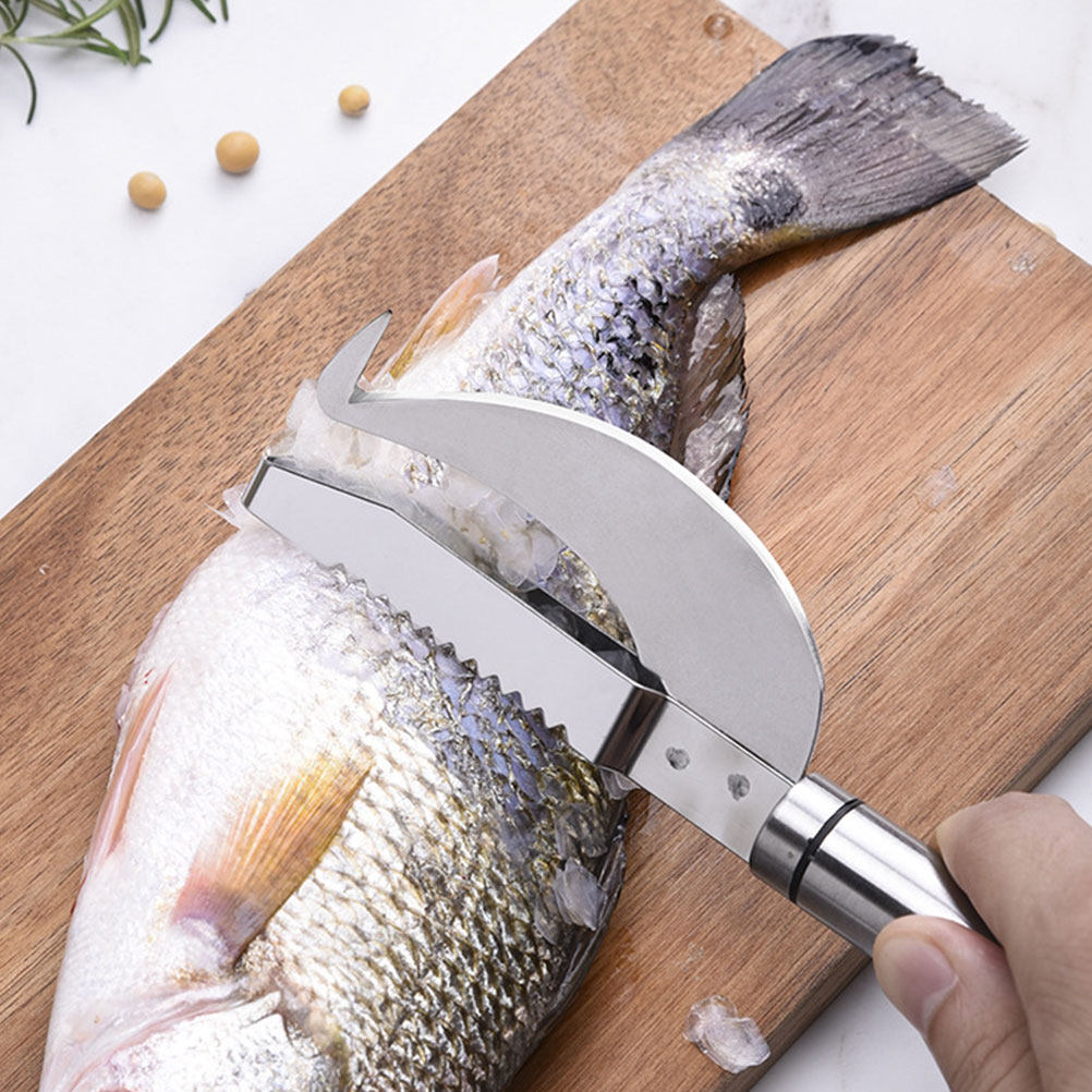 2Pcs Stainless Steel Fish Skin - Kitchen Gadgets Store บทวิจารณ์และราคา