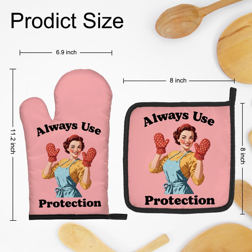 Always Use Protection Funny Ov - Funny Kitchen Gadgets Gifts บทวิจารณ์และราคา