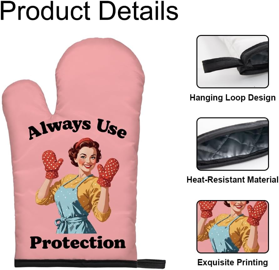 Always Use Protection Funny Ov - Funny Kitchen Gadgets Gifts บทวิจารณ์และราคา