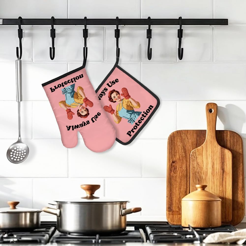 Always Use Protection Funny Ov - Funny Kitchen Gadgets Gifts บทวิจารณ์และราคา