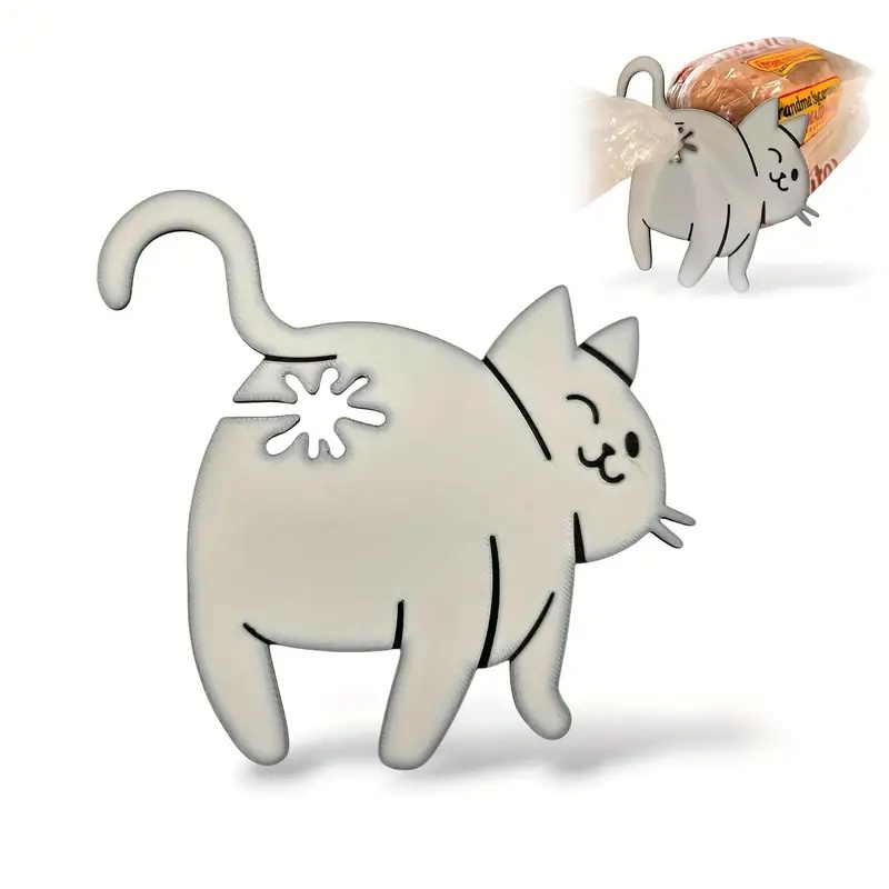 2pcs Funny Cat Butt Bag Clip,  - Funny Kitchen Gadgets Gifts บทวิจารณ์และราคา