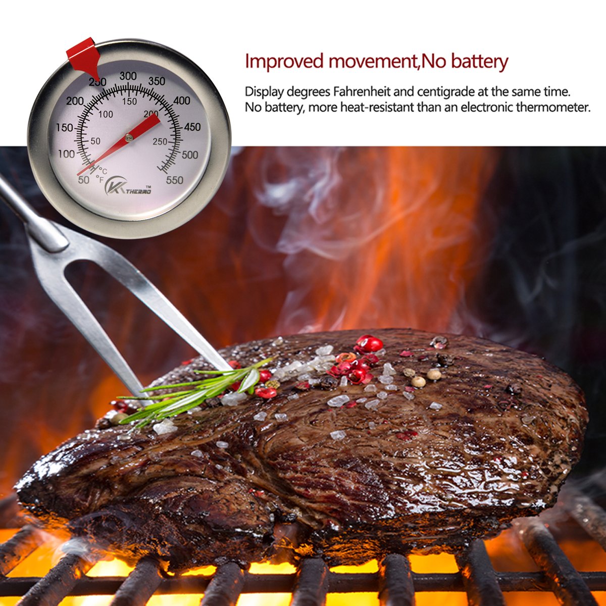Instant Read Dial Thermometer  - Instant Read Thermometer บทวิจารณ์และราคา