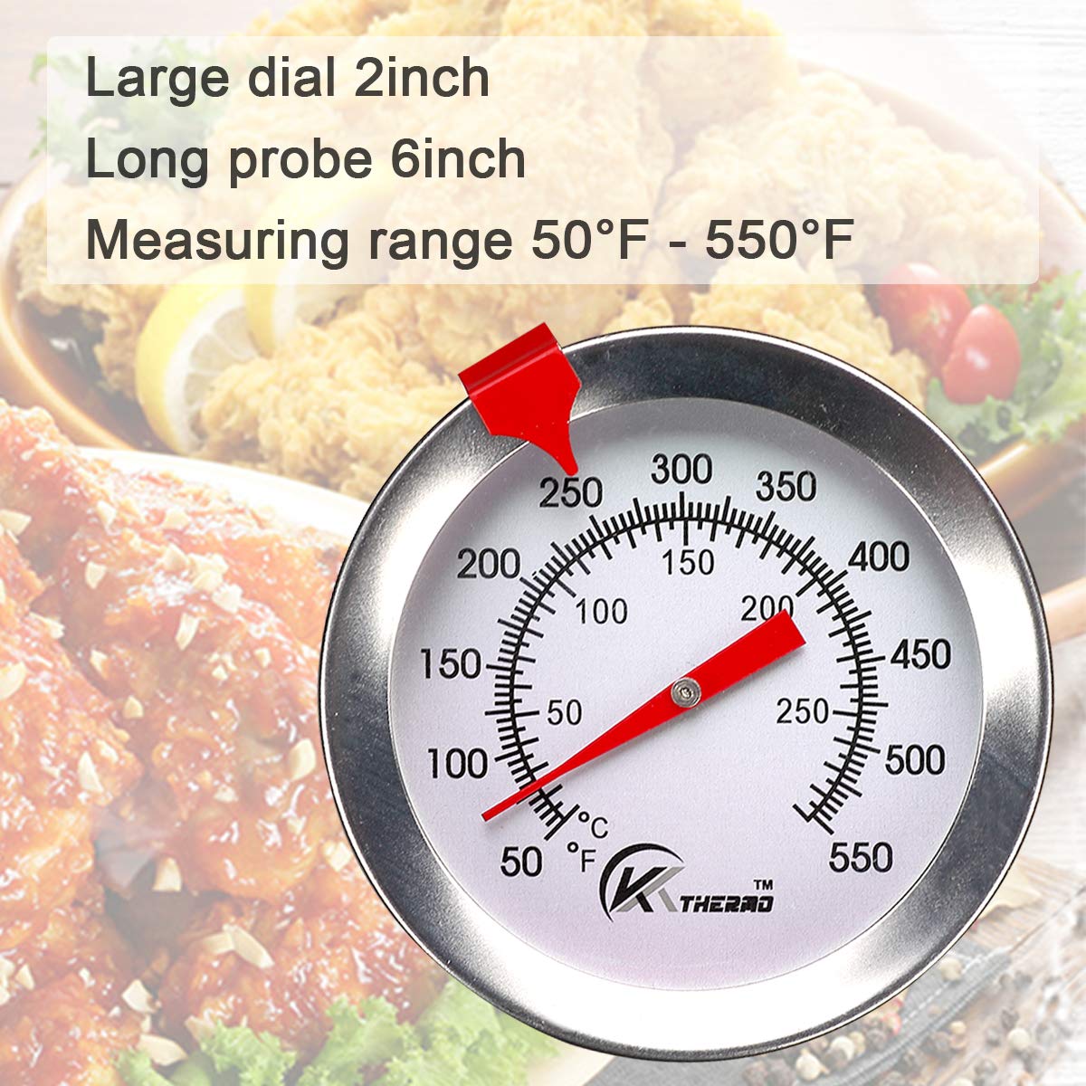 Instant Read Dial Thermometer  - Instant Read Thermometer บทวิจารณ์และราคา