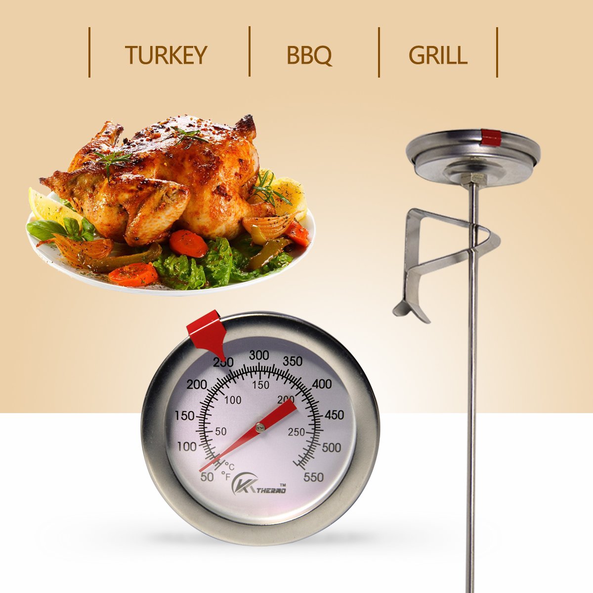 Instant Read Dial Thermometer  - Instant Read Thermometer บทวิจารณ์และราคา