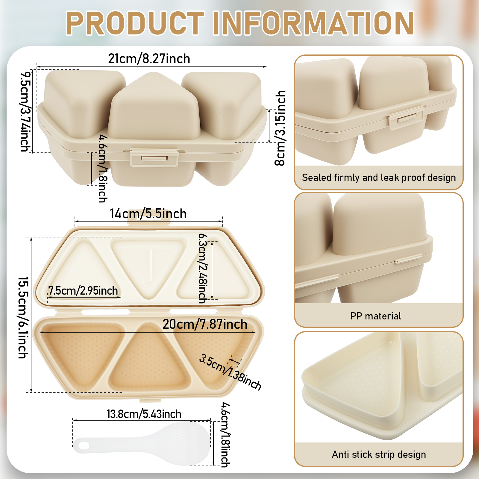6 In 1 Onigiri Mold Triangle O - Kitchen Gadgets Store บทวิจารณ์และราคา
