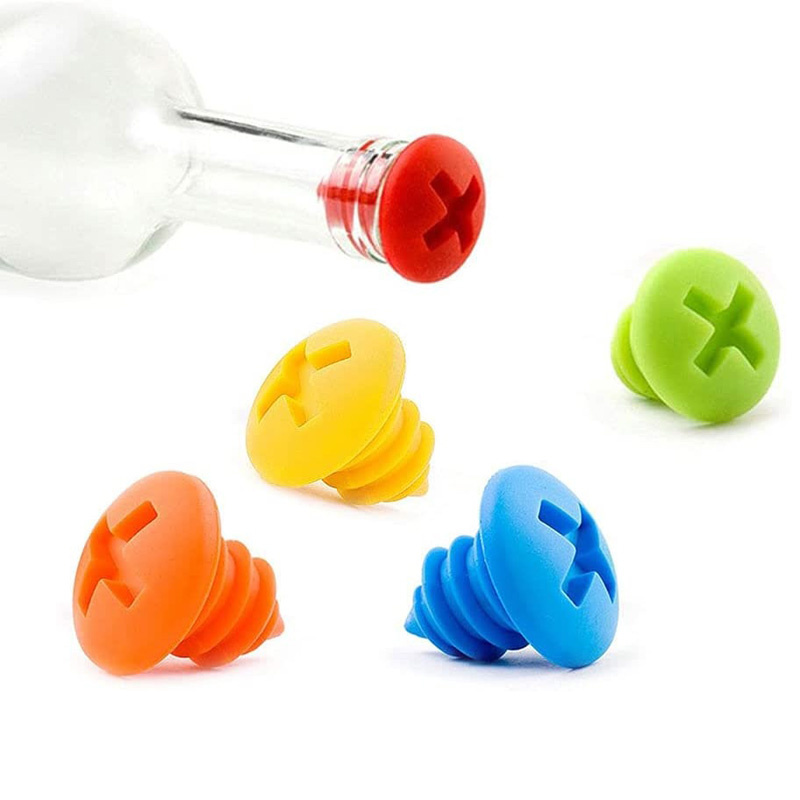 200Pcs Silicone Red Wine Stopp - Kitchen Gadgets Home Party บทวิจารณ์และราคา