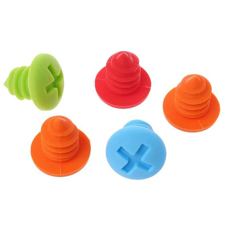 200Pcs Silicone Red Wine Stopp - Kitchen Gadgets Home Party บทวิจารณ์และราคา