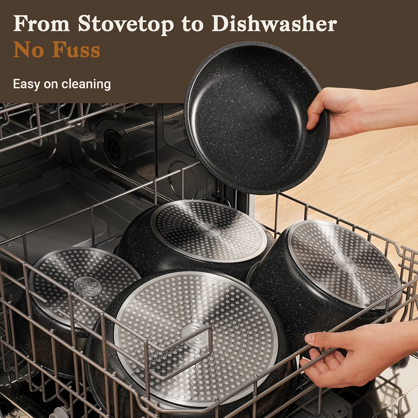 15 Pots And Pans Set Set, Non- - Kitchen Gadgets Home Party บทวิจารณ์และราคา