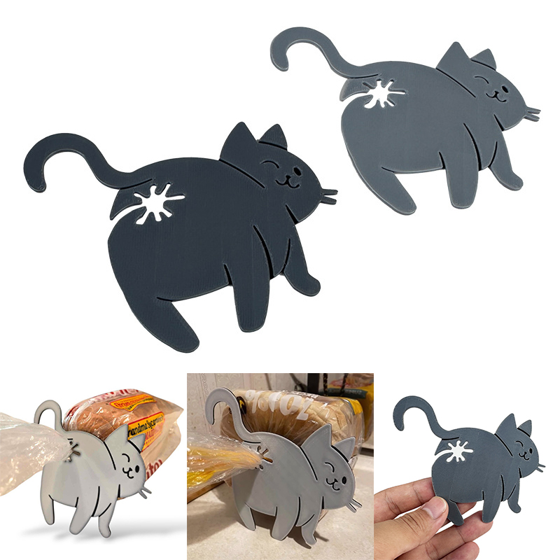 2pcs Funny Cat Butt Bag Clip,  - Funny Kitchen Gadgets Gifts บทวิจารณ์และราคา
