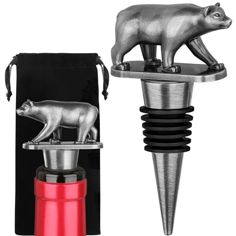 Portable Metal Bear Shape Wine - Kitchen Gadgets Club บทวิจารณ์และราคา
