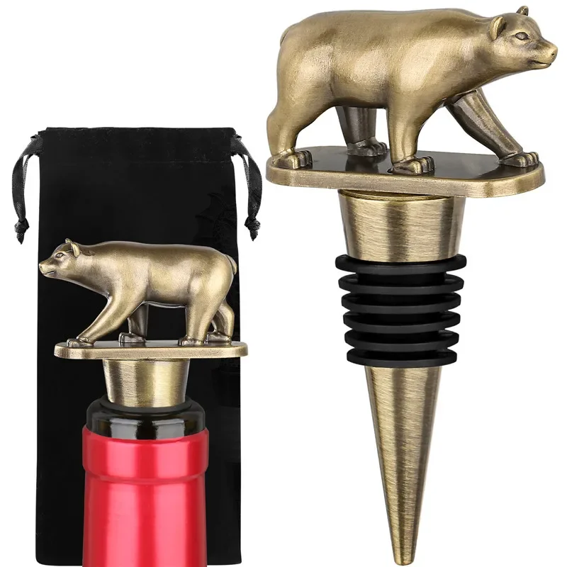 Portable Metal Bear Shape Wine - Kitchen Gadgets Club บทวิจารณ์และราคา