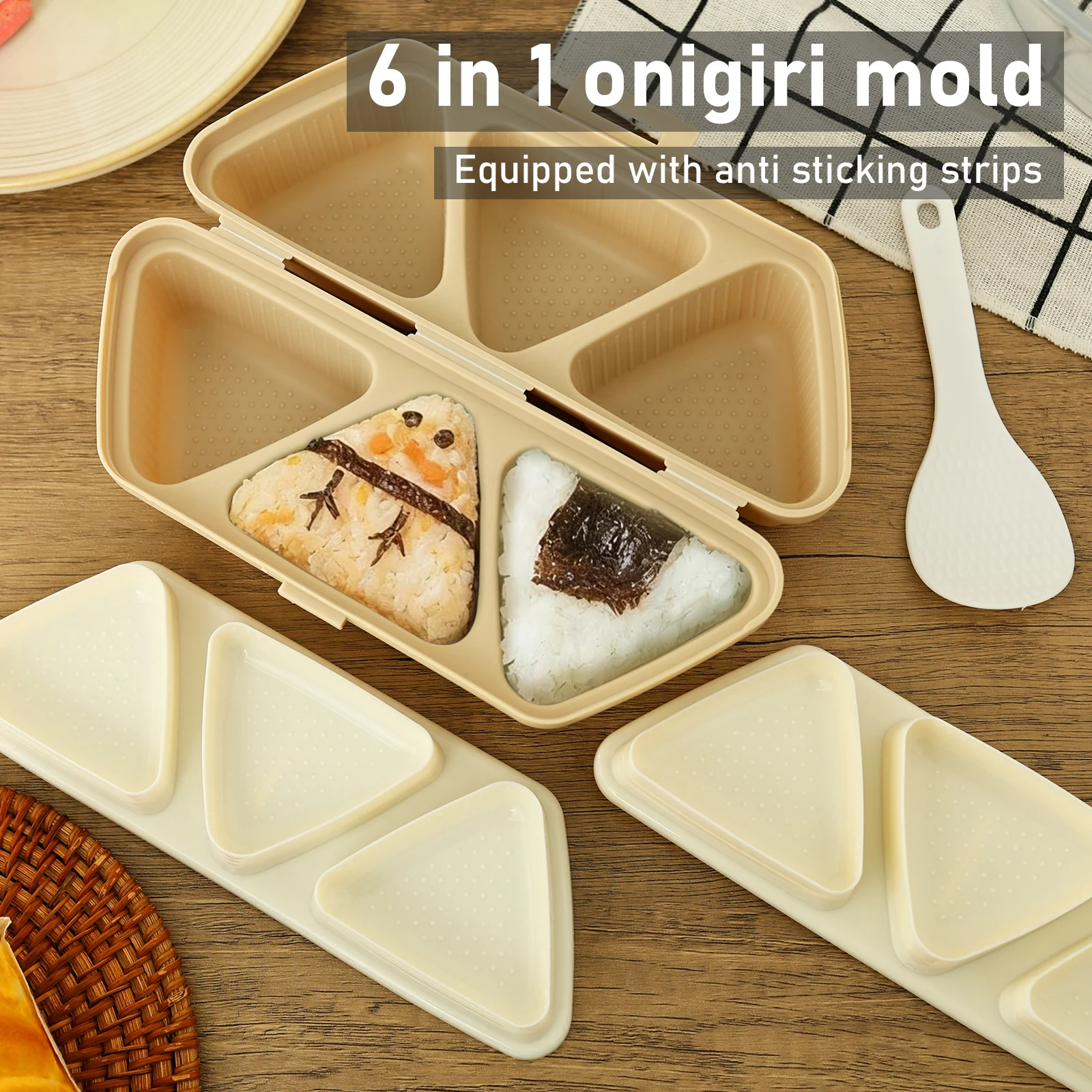 6 In 1 Onigiri Mold Triangle O - Kitchen Gadgets Store บทวิจารณ์และราคา