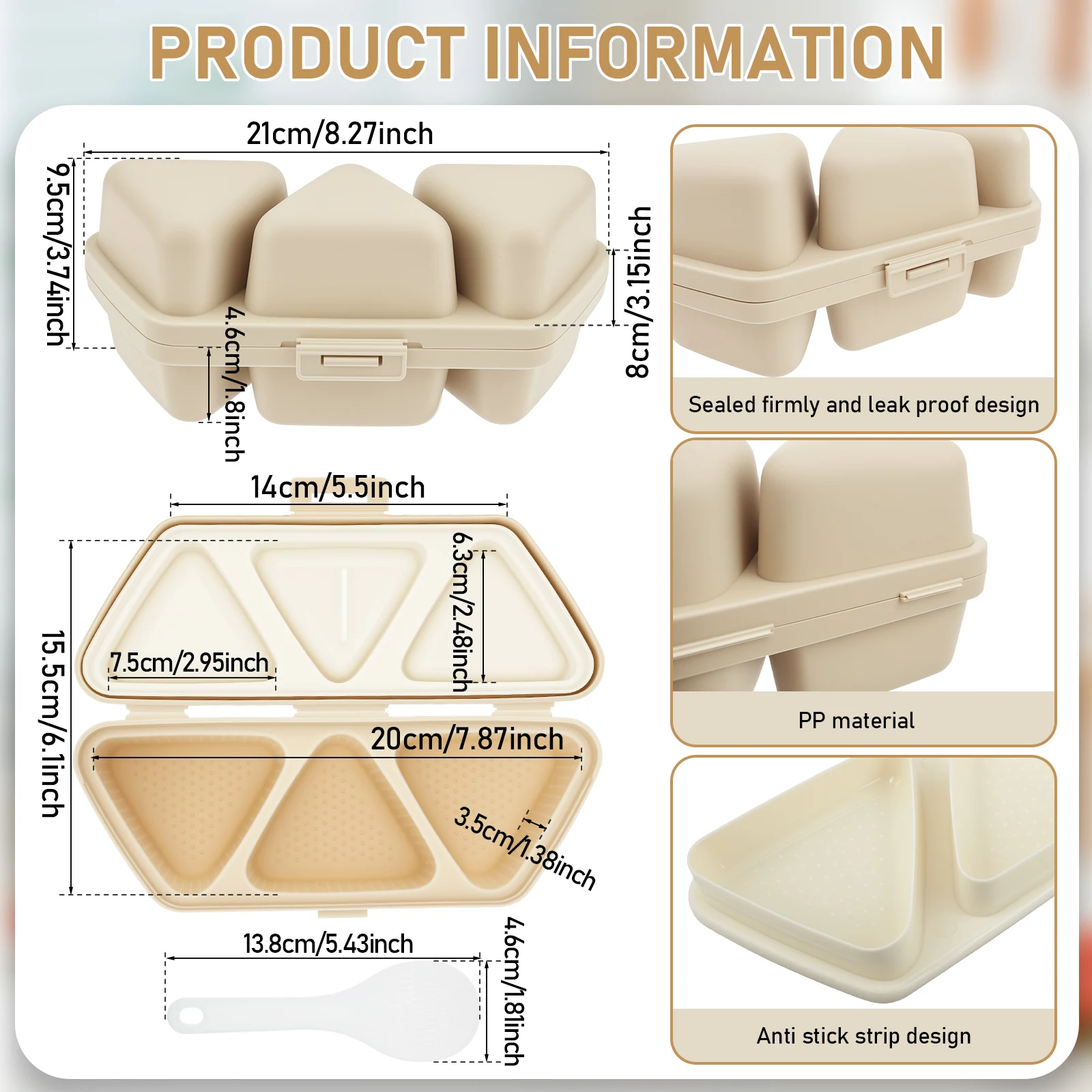 6 In 1 Onigiri Mold Triangle O - Kitchen Gadgets Store บทวิจารณ์และราคา