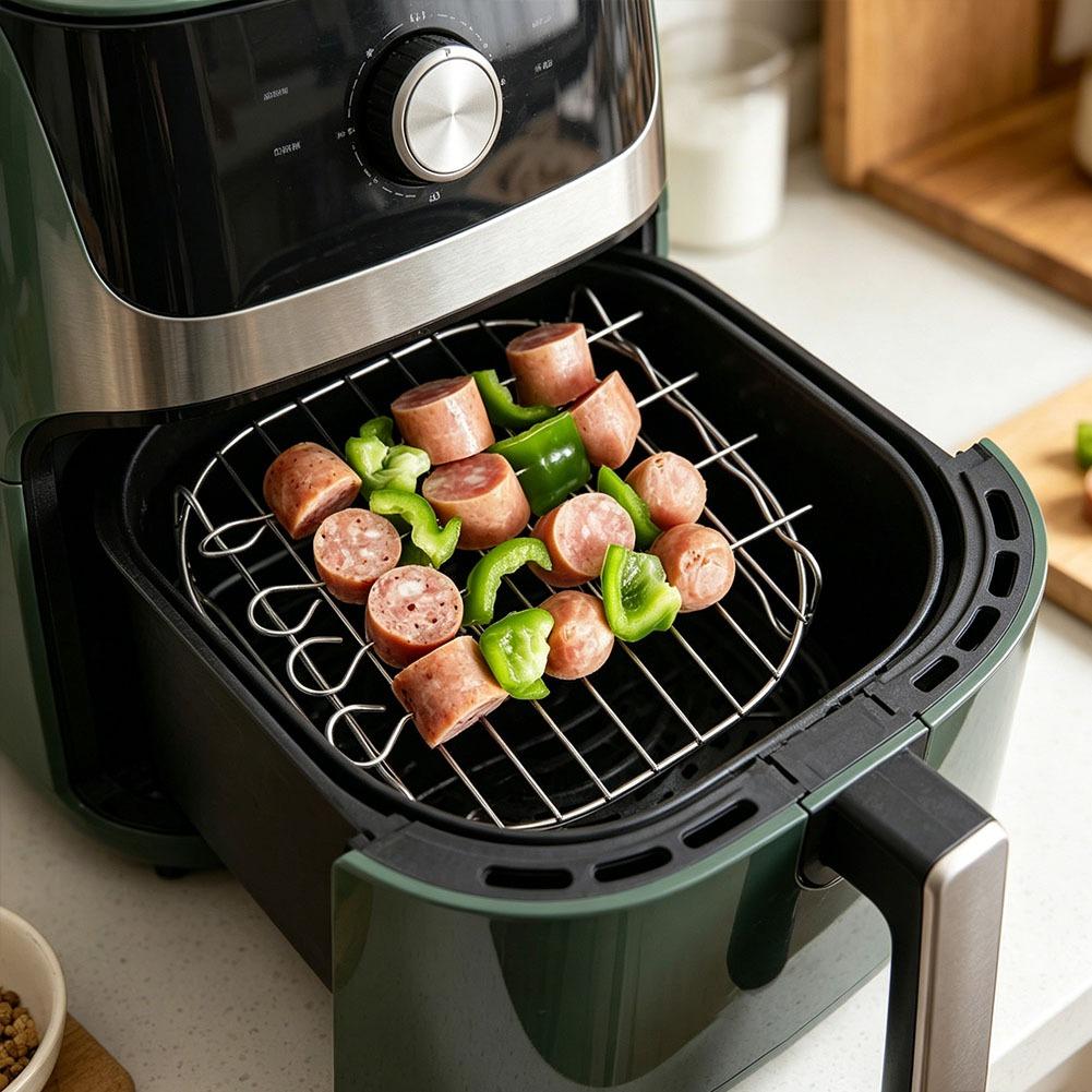Air Fryer Square Grill Stainle - Kitchen Handy Gadgets บทวิจารณ์และราคา