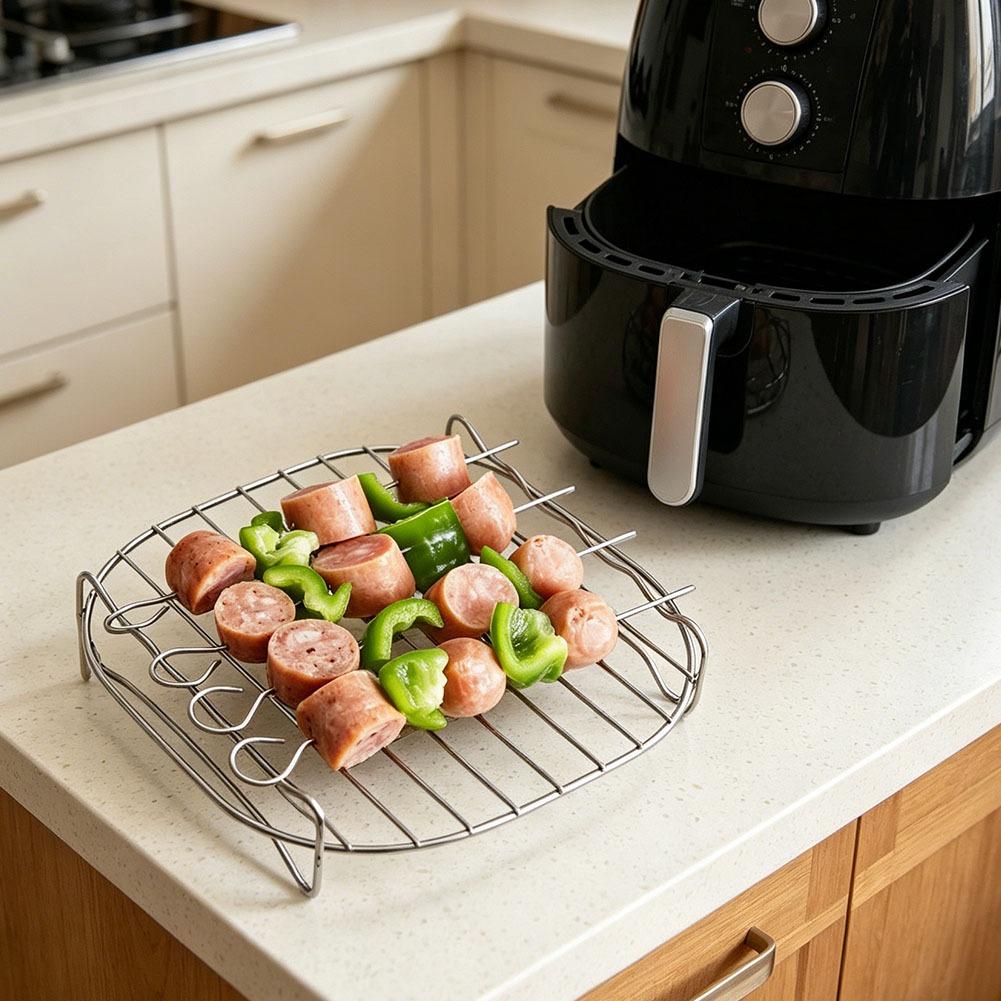 Air Fryer Square Grill Stainle - Kitchen Handy Gadgets บทวิจารณ์และราคา