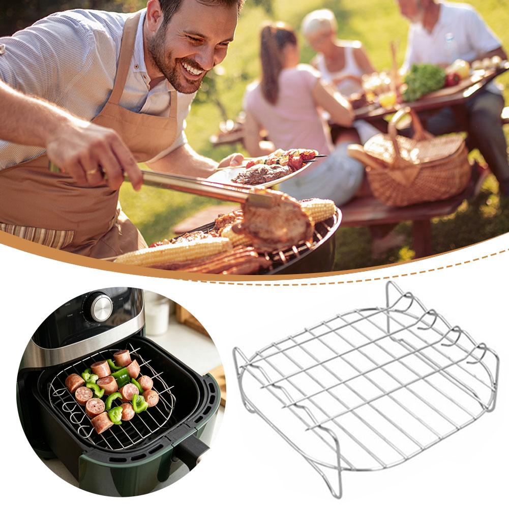Air Fryer Square Grill Stainle - Kitchen Handy Gadgets บทวิจารณ์และราคา