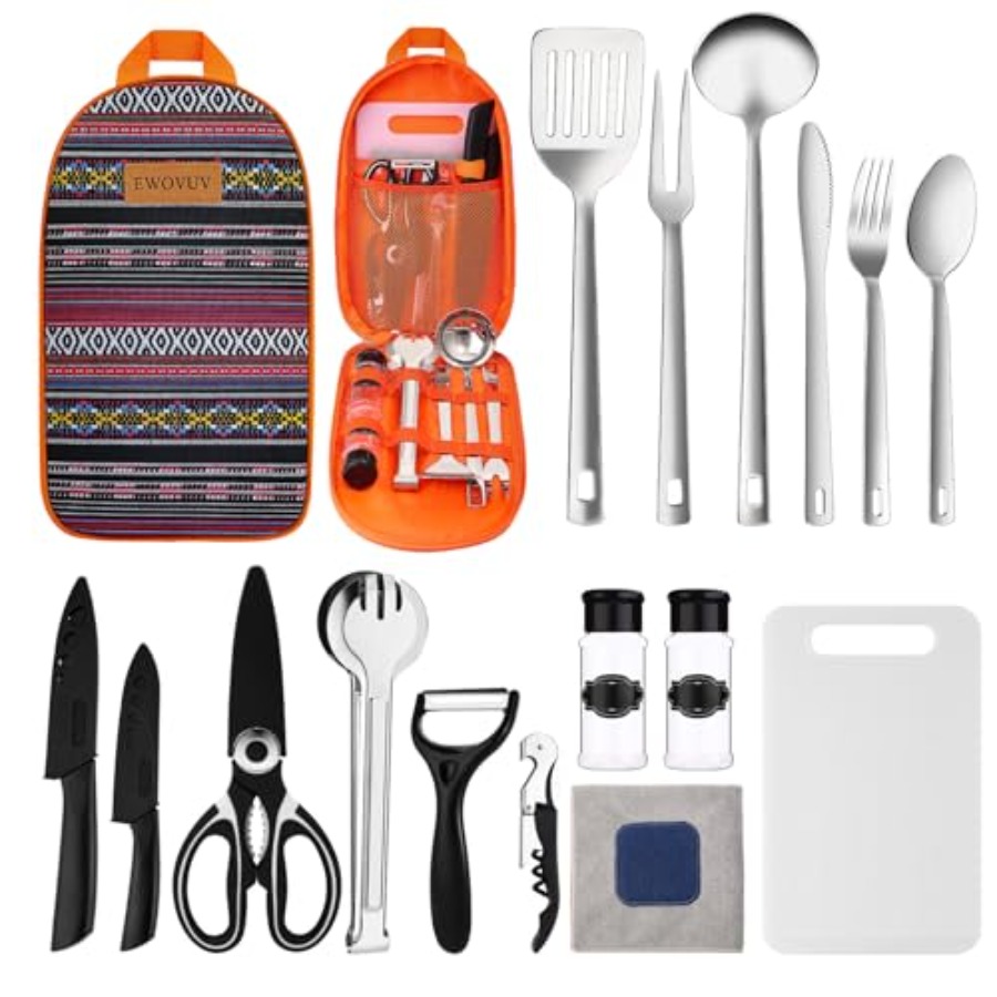 Camping Cooking Utensils Set-  - Kitchen Gadgets To Have บทวิจารณ์และราคา