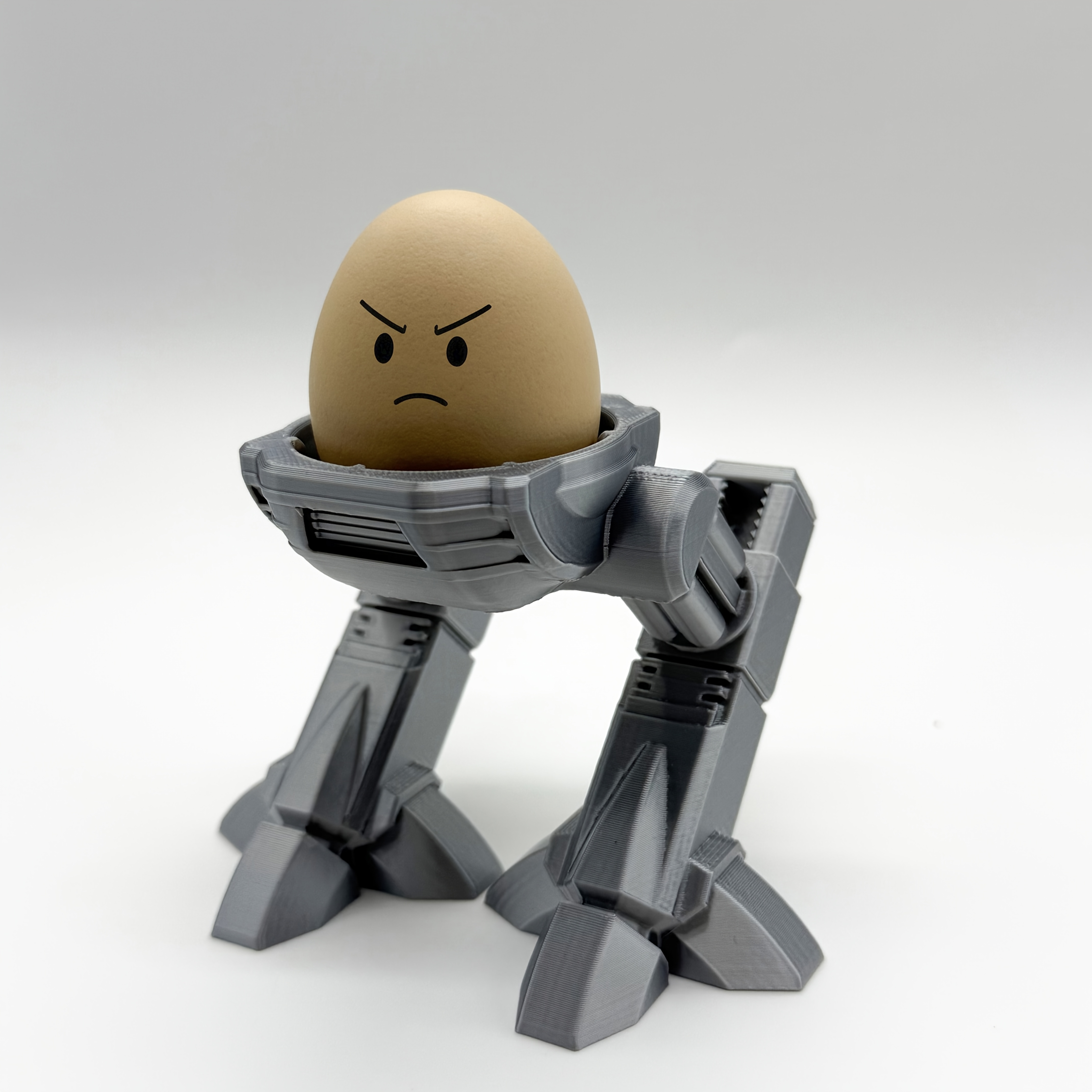 Mechanical Egg Cups Robot 3D P - Funny Kitchen Gadgets Gifts บทวิจารณ์และราคา