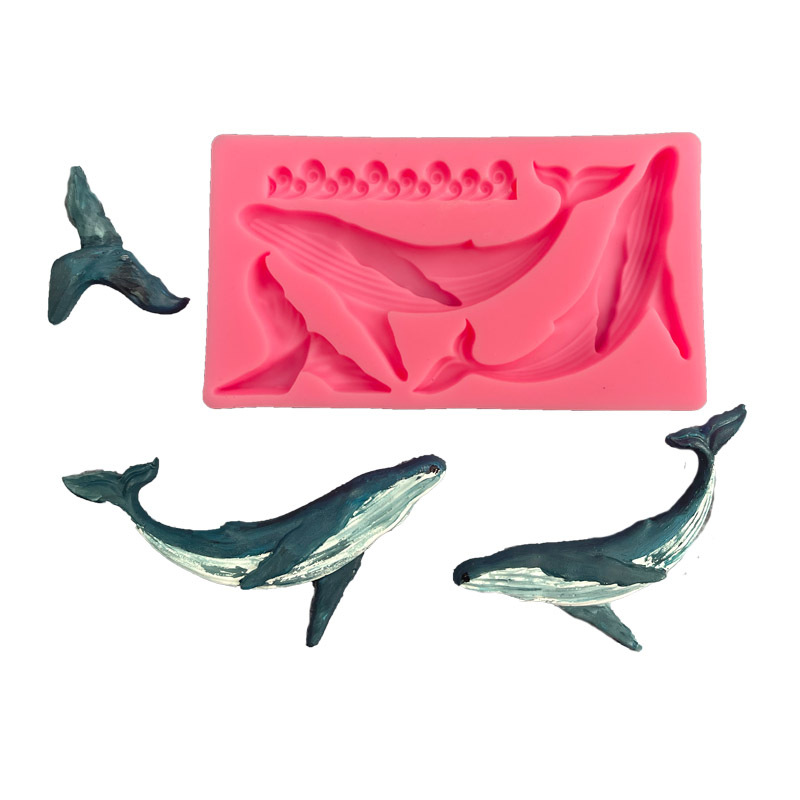 DIY Whale Silicone Mold Ocean  - Kitchen Handy Gadgets บทวิจารณ์และราคา