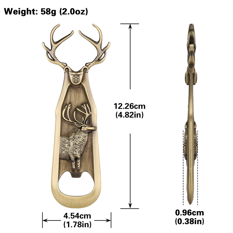 Retro Deer Reindeer Shape Beer - Kitchen Gadgets Club บทวิจารณ์และราคา