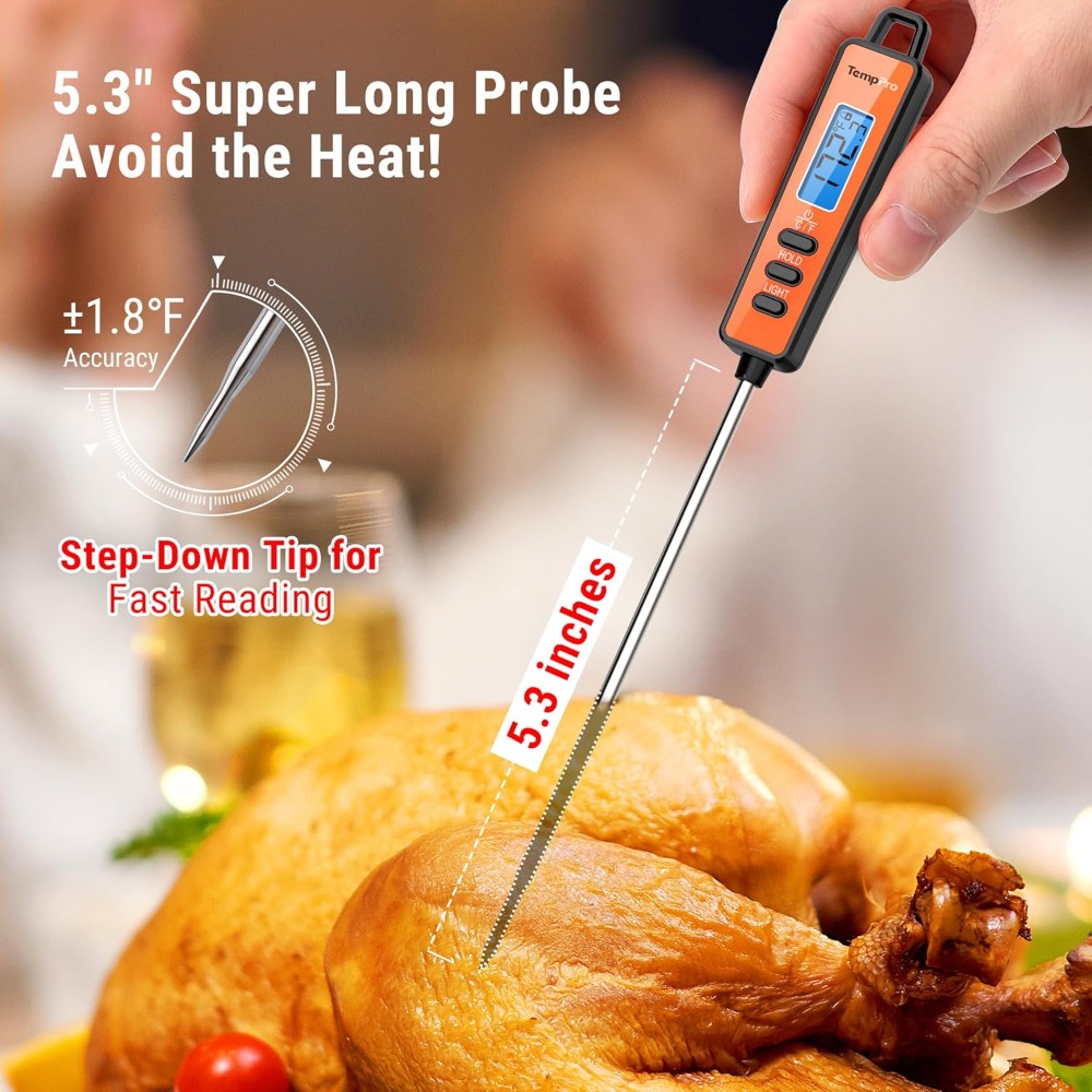 Digital Meat Thermometer for C - Instant Read Thermometer บทวิจารณ์และราคา