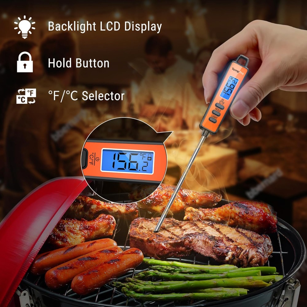 Digital Meat Thermometer for C - Instant Read Thermometer บทวิจารณ์และราคา