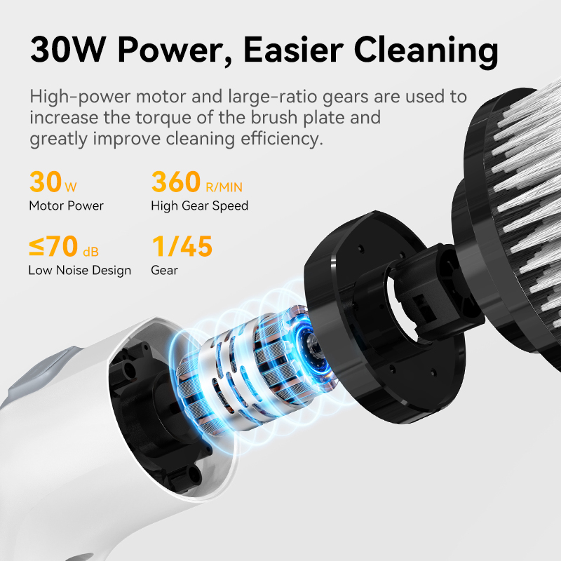 Electric Cleaning Brush Cordle - Kitchen Handy Gadgets บทวิจารณ์และราคา