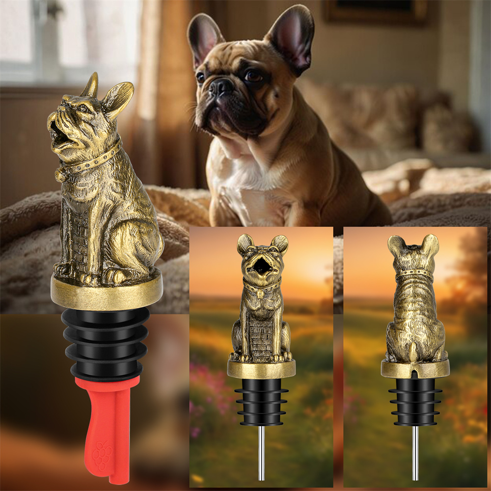 Cute French Bulldog Wine Pouer - Kitchen Handy Gadgets บทวิจารณ์และราคา