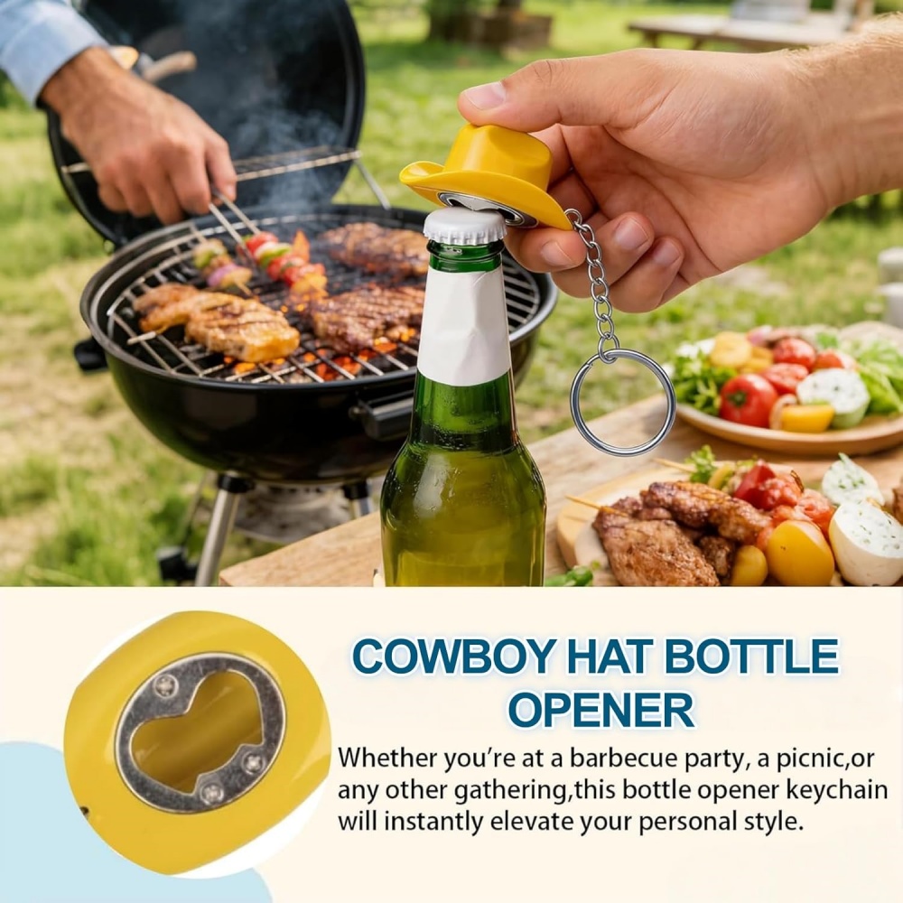 Cowboy Hat Design Bottle Opene - Kitchen Gadgets Home Party บทวิจารณ์และราคา