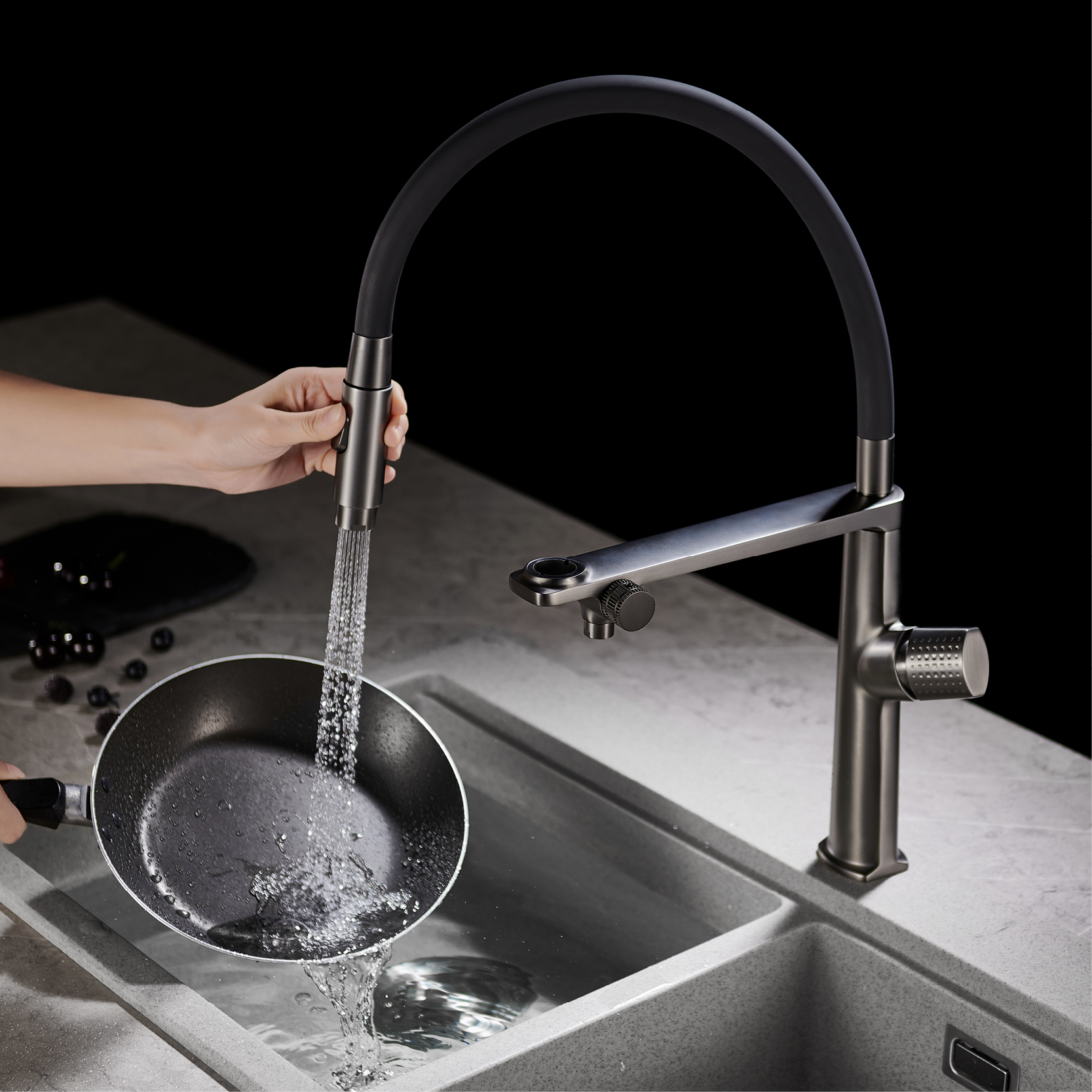 Luxury gun gray brass kitchen  - Kitchen Gadgets Luxury บทวิจารณ์และราคา
