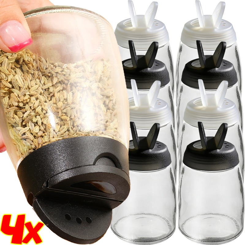 4/2Pcs Glass Seasoning Bottle  - Kitchen Gadgets Store บทวิจารณ์และราคา