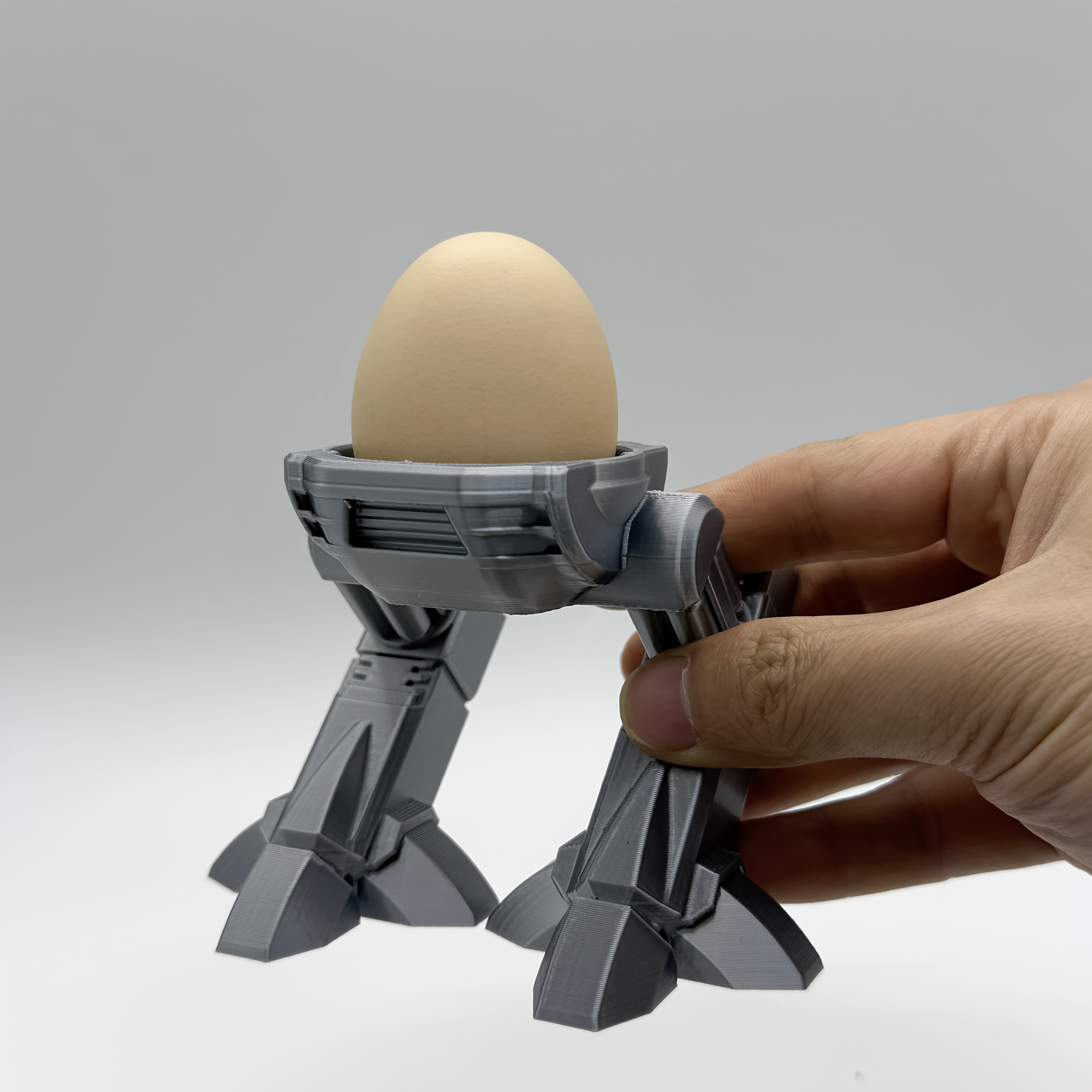 Mechanical Robot Egg Cups 3D P - Funny Kitchen Gadgets Gifts บทวิจารณ์และราคา